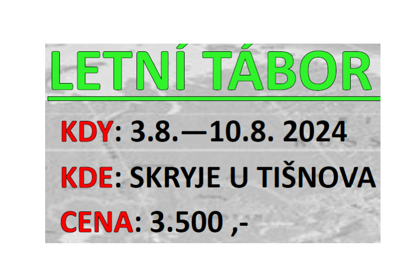 Letní tábor SKRYJE 2024
