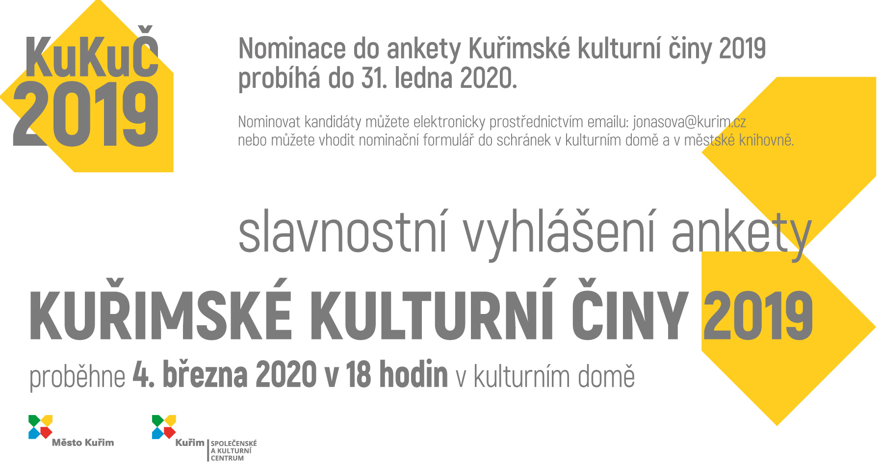 Survey of cultural events in Kuřim 2019